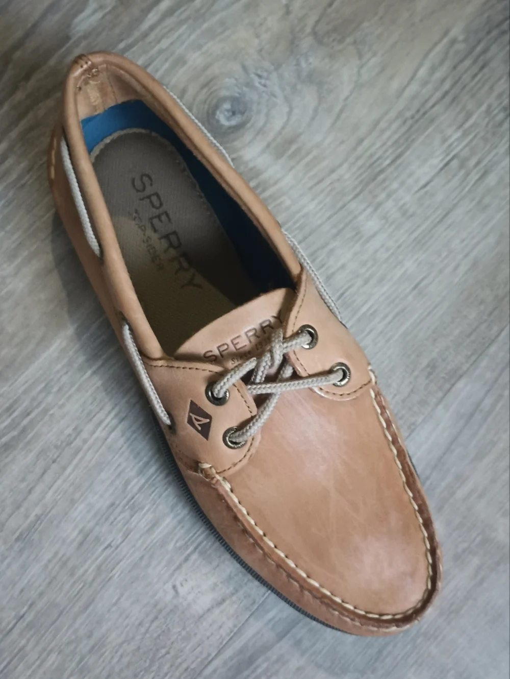 Sperry Authentic Original Leather Loafers (Tan) A-